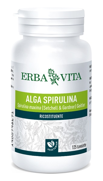 ALGA SPIRULINA 125 TAVOLETTE 400 MG - pharmaluna