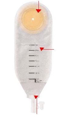 SACCA PER DRENAGGIO DELLE FERITE STERILE COLOPLAST CAPACITA' MAXI 500ML 10 PEZZI ARTICOLO 2220 - pharmaluna