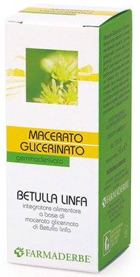 BETULLA LINFA MACERATO GLICERINATO 50 ML - pharmaluna