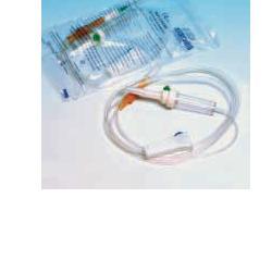 SET STERILE PER INFUSIONE IN MATERIALE ANALLERGICO CON PARA, AGO VENA E ROLLER. CONFEZIONE SINGOLA - pharmaluna