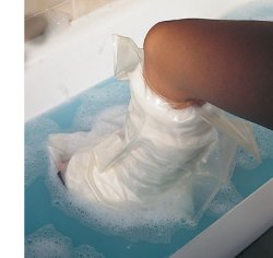 ACQUASTOP GAMBA INTERA COPERTURA RIUTILIZZABILE PER LA PROTEZIONE, DURANTE LA DOCCIA O IL BAGNO, DEGLI ARTI CON GESSI E BENDAGGI - pharmaluna
