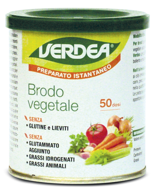 VERDEA PREPARATO ISTANTANEO BRODO VEGETALE 200 G - pharmaluna