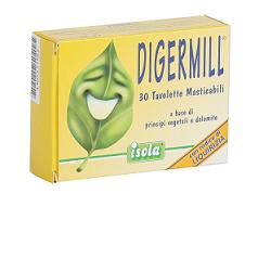 DIGERMILL 30 TAVOLETTE MASTICABILI - pharmaluna