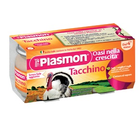PLASMON OMOGENEIZZATO TACCHINO 80 G X 2 PEZZI - pharmaluna