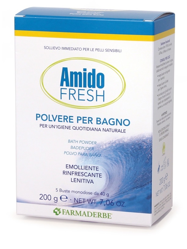AMIDO FRESH POLVERE BAGNO 5 BUSTINE - pharmaluna