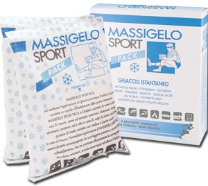 GHIACCIO ISTANTANEO MASSIGELO SPORT PACK 2 BUSTE - pharmaluna