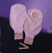 SACCA A FONDO APERTO TRASPARENTE CON PELLICOLA DI RIVESTIMENTO DISPOSITIVO DUE PEZZI CON SISTEMA DI AGGANCIO ATRAUMATICO CONSECURA 57MM 10 PEZZI - pharmaluna