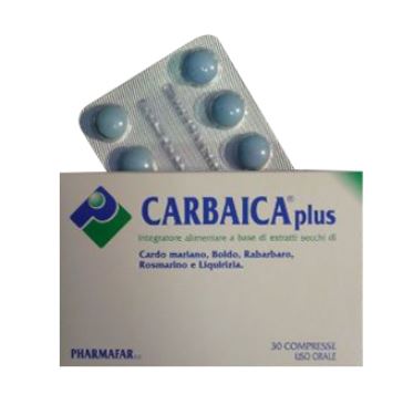 CARBAICA PLUS 30 COMPRESSE - pharmaluna