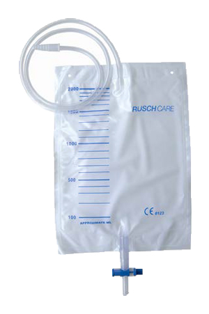 SACCA DI DRENAGGIO LETTO PER INCONTINENZA 2000ML IN PVC CON VALVOLA DI NON RITORNO E SCARICO CON TUBO DI RACCORDO 90CM 30 PEZZI RIUTILIZZABILE - pharmaluna