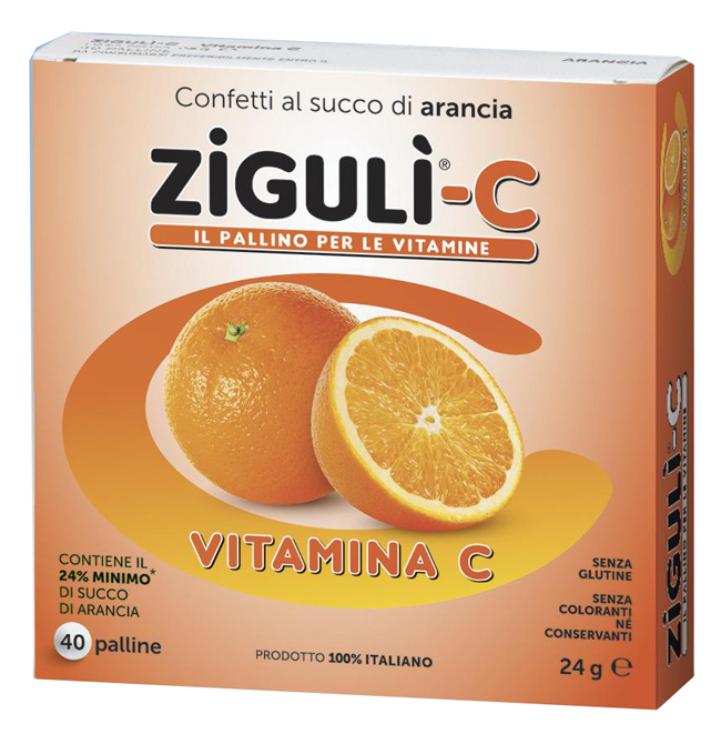 ZIGULI C ARANCIA 40 CONFETTI 24 G - pharmaluna