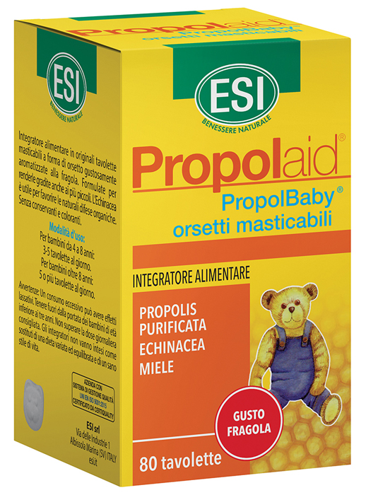 ESI PROPOLAID ORSETTI JUNIOR 80 TAVOLETTE - pharmaluna