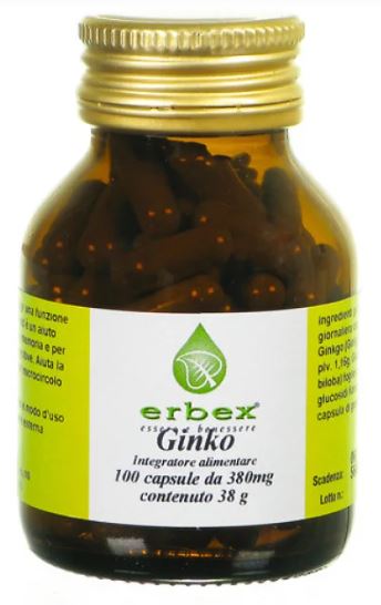 GINKGO BILOBA 100 CAPSULE 380 MG - pharmaluna
