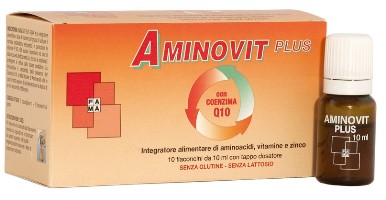 AMINOVIT PLUS COENZIMA Q10 10 FLACONCINI 10 ML - pharmaluna