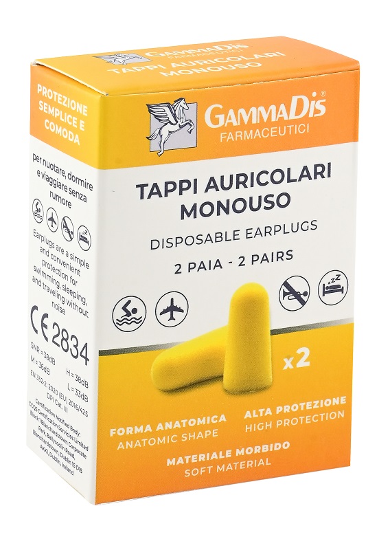 TAPPO AURICOLARE EAR GOMMAPIUMA 4 PEZZI - pharmaluna