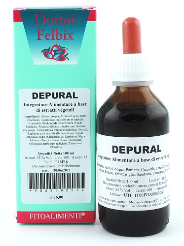 DEPURAL GOCCE 100 ML - pharmaluna