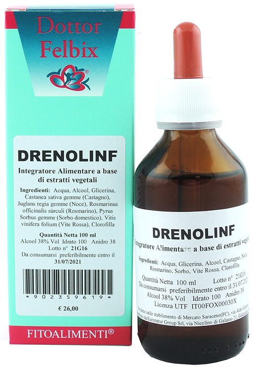 DRENOLINF GOCCE 100 ML - pharmaluna