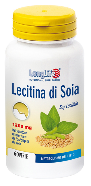 LONGLIFE LECITINA SOIA 60 PERLE DI GELATINA DA 1,7 G - pharmaluna