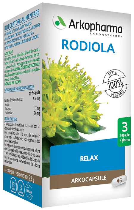 ARKO CAPSULE RODIOLA 45 CAPSULE - pharmaluna