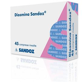 DIOSMINA SANDOZ 45 COMPRESSE RIVESTITE - pharmaluna