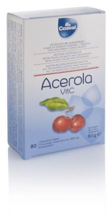 ACEROLA VITAMINA C 80 TAVOLETTE - pharmaluna