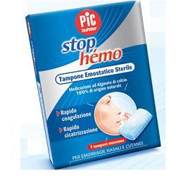 TAMPONE EMOSTATICO STERILE STOP HEMO 5BUSTE - pharmaluna