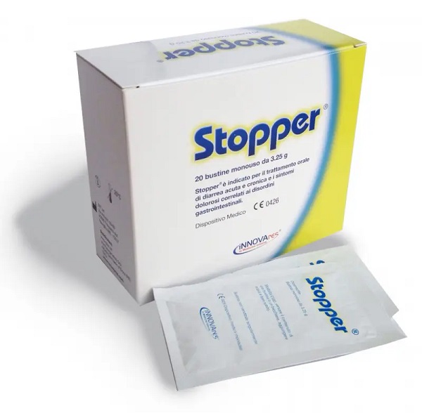 STOPPER GRANULARE DA DISPERDERE IN ACQUA 20 BUSTINE X 65 G - pharmaluna