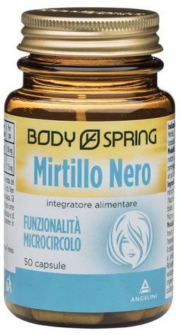 BODY SPRING MIRTILLO NERO 50 CAPSULE - pharmaluna