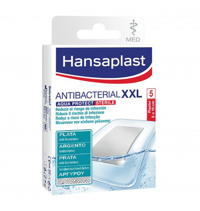HANSAPLAST MED AQUA PROTECT WOUND CARE MEDICAZIONE 80X100 CM 5 PEZZI - pharmaluna
