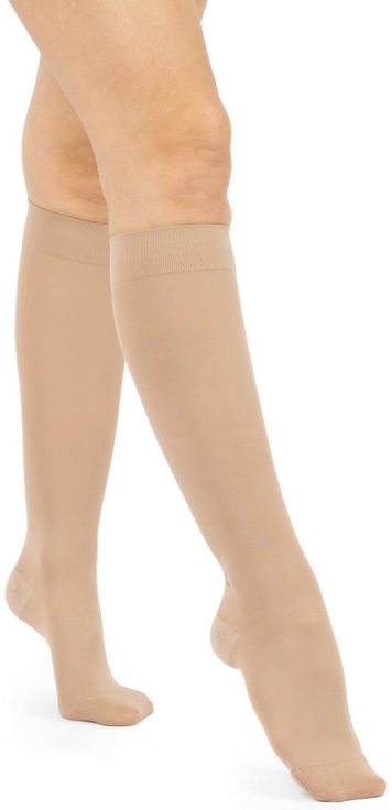 ALBERT ANDRE' ARTICOLO 230 CCL 1 GAMBALETTO A-D TERAPEUTICO MICROFIBRE BATTERIOSTATICO LYCRA MM HG 20-30 COLORE BISCOTTO TAGLIA S-CORTO - pharmaluna