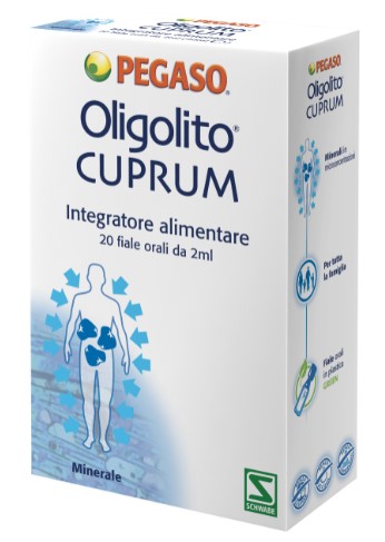 OLIGOLITO CUPRUM 20 FIALE 2 ML - pharmaluna
