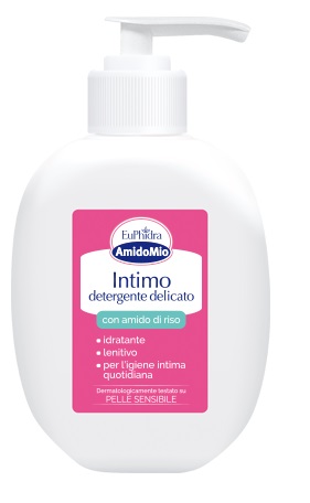 EUPHIDRA AMIDOMIO INTIMO DETERGENTE DELICATO AMIDO DI RISO NUTRIENTE E LENITIVO 200 ML - pharmaluna