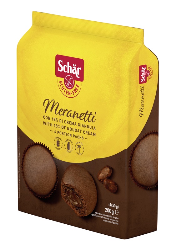 SCHAR MERANETTI CON CREMA GIANDUIA 4 PEZZI DA 50 G - pharmaluna