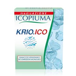 GHIACCIO ISTANTANEO MONOUSO ICOPIUMA KRIO 2 BUSTE - pharmaluna