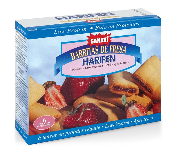 HARIFEN SNACK FRAGOLA 125 G - pharmaluna