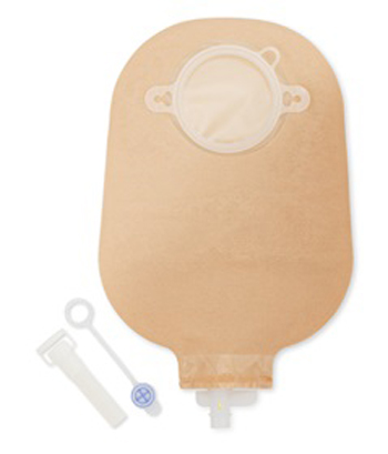 SACCA PER UROSTOMIA DANSAC NOVA 2 ANATOMICA TRASPARENTE MIDI CON RUBINETTO DI CHIUSURA DI SICUREZZA 55MM 10 PEZZI + 1 ADATTATORE E 10 TAPPINI ESTERNI - pharmaluna