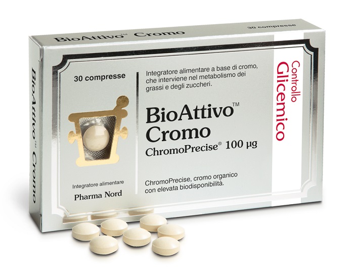 BIOATTIVO CROMO 30 COMPRESSE - pharmaluna