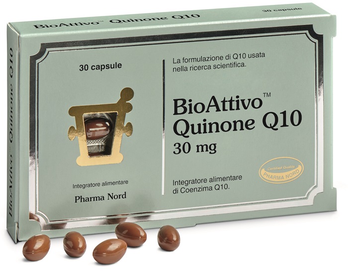 BIOATTIVO QUINONE Q10 30 CAPSULE - pharmaluna