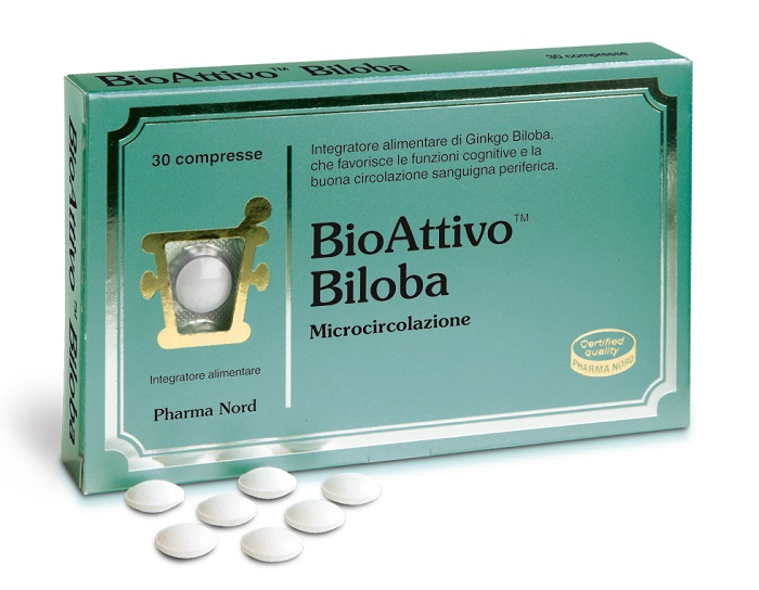 BIOATTIVO BILOBA 30 COMPRESSE - pharmaluna