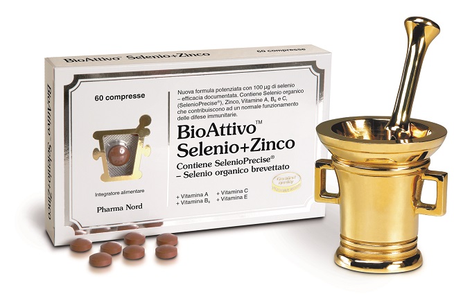 BIOATTIVO SELENIO + ZINCO 60 COMPRESSE - pharmaluna
