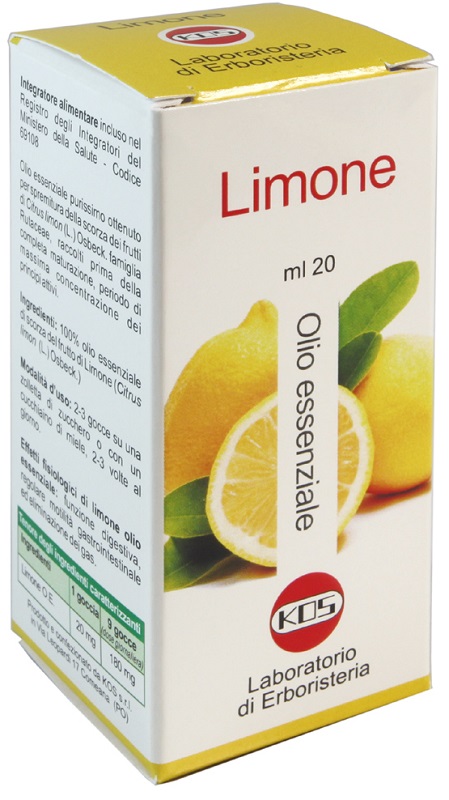 LIMONE OLIO ESSENZIALE 20 ML - pharmaluna