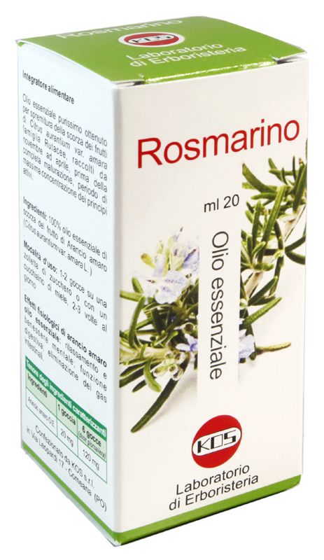 ROSMARINO OLIO ESSENZIALE 20 ML - pharmaluna