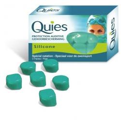 TAPPO AURICOLARE IN SILICONE QUIES 3PAIA - pharmaluna