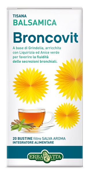 BRONCOVIT TISANA 20 BUSTINE 2G - pharmaluna