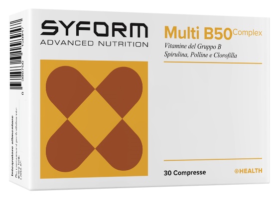 MULTI B50 COMPLEX 30 COMPRESSE DA 1200 MG - pharmaluna