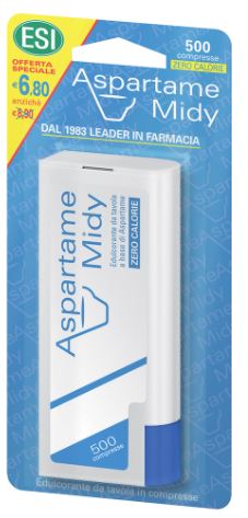ESI ASPARTAME MIDY 500 COMPRESSE OFFERTA SPECIALE - pharmaluna