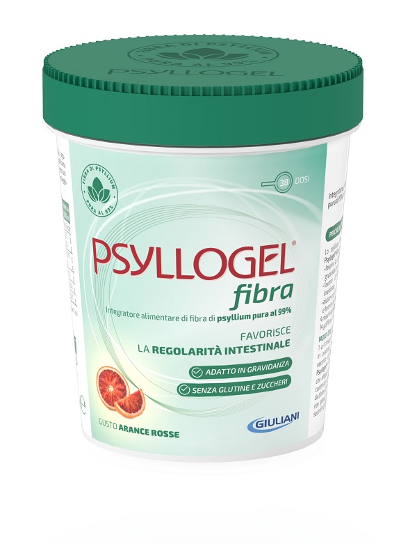 PSYLLOGEL FIBRA ARANCE ROSSE VASO 170 G - pharmaluna