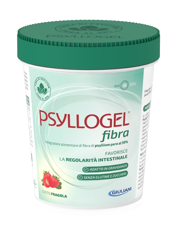 PSYLLOGEL FIBRA FRAGOLA VASO 170 G - pharmaluna