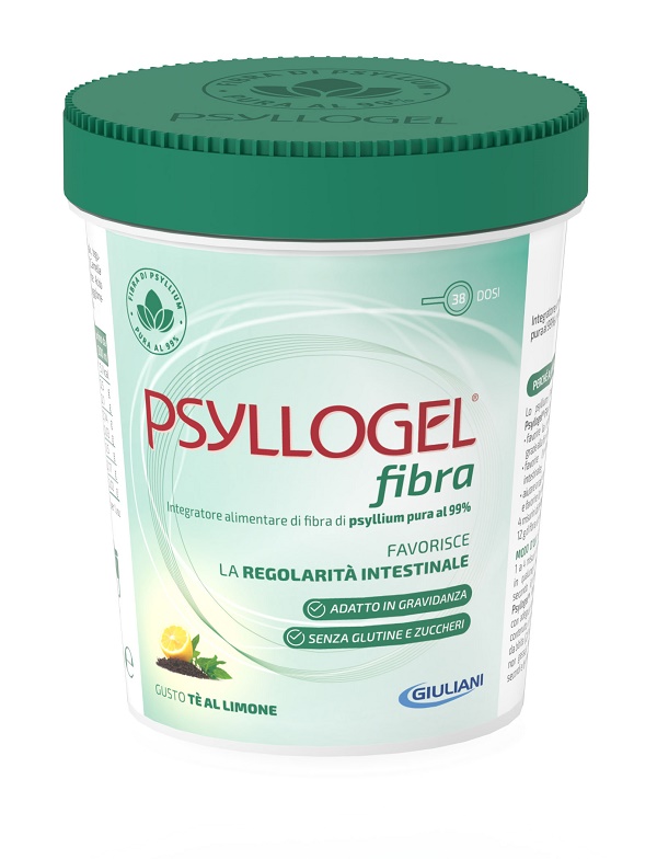 PSYLLOGEL FIBRA TE LIMONE VASO 170 G - pharmaluna