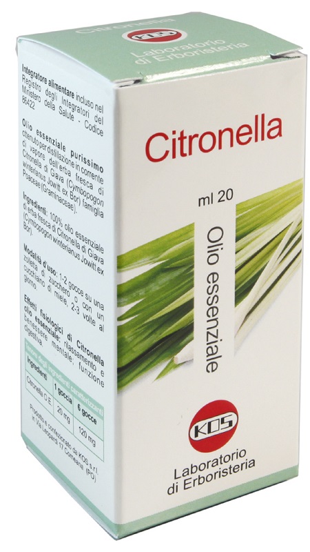 CITRONELLA OLIO ESSENZIALE 20 ML - pharmaluna