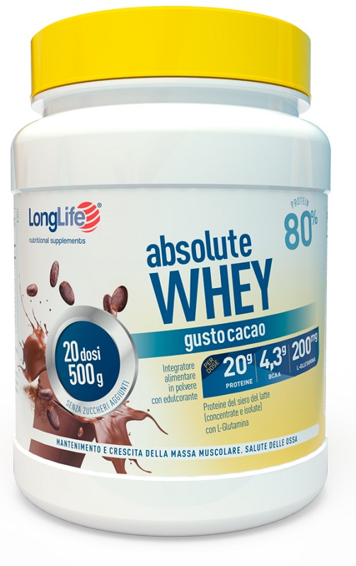 LONGLIFE ABSOLUTE WHEY CACAO - pharmaluna